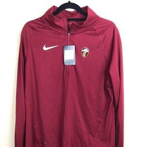 Nike Women's Cleveland Cavaliers 1/2 Zip Up Jacket 880231-677 size XL